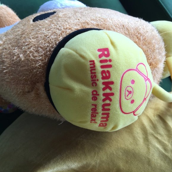 Rilakkuma Headphone Plush XL - Picture 3 of 8